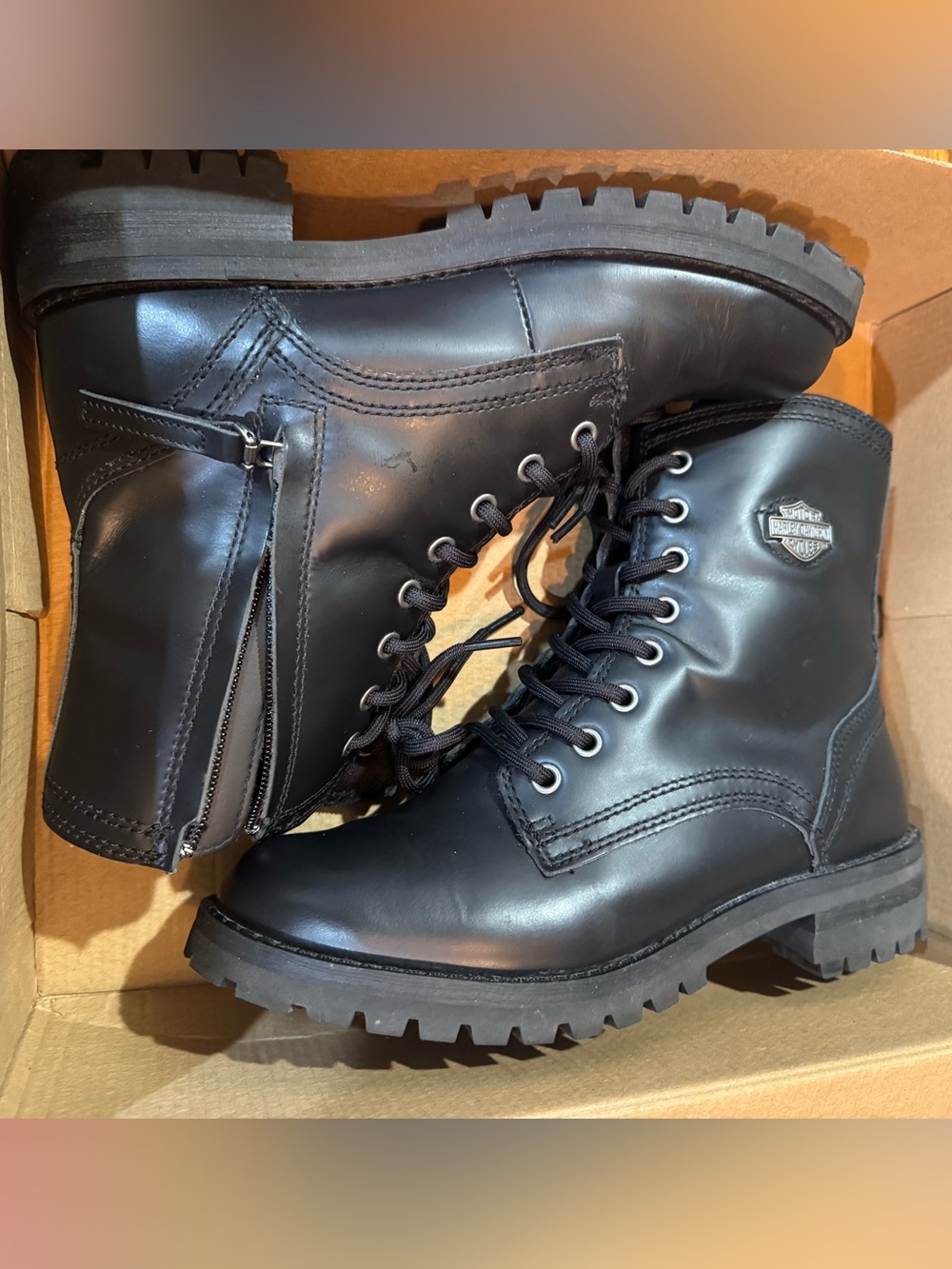 Women’s Harley-Davidson Walsen 5”  Leather boots. Size 8 1/2